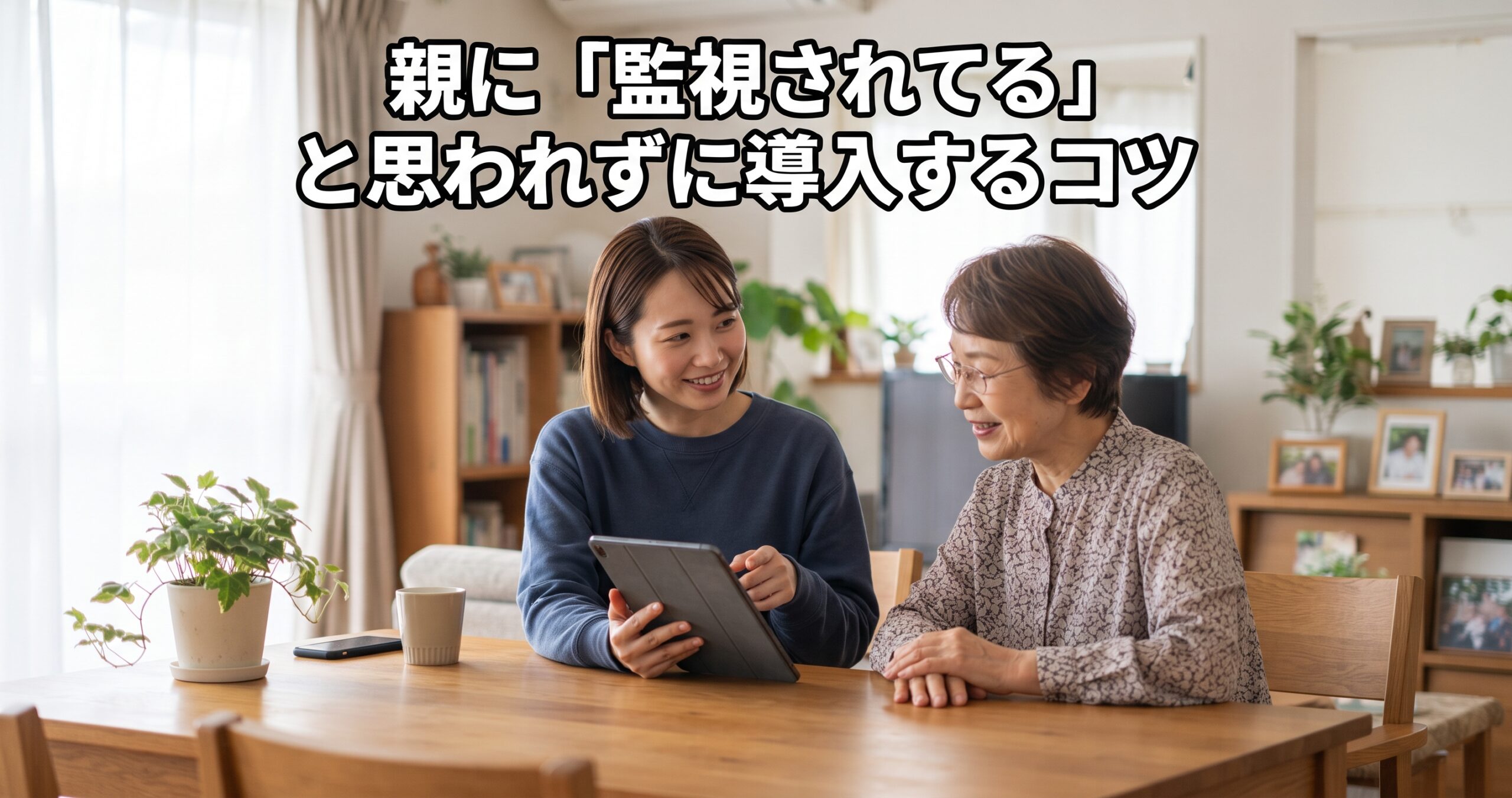 親に「監視されてる」と思われずに導入するコツ