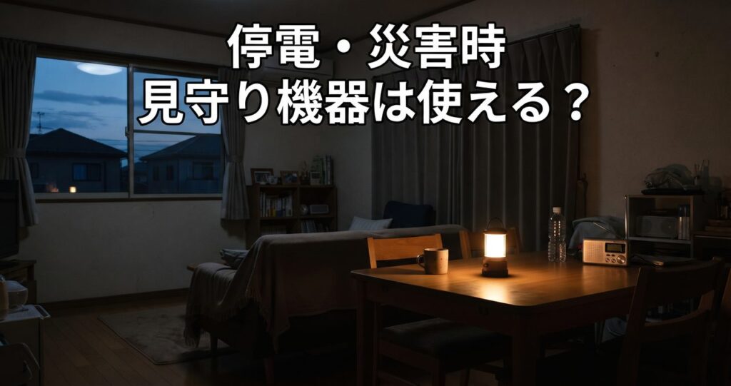 停電・災害時、見守り機器は使える?バッテリー・通信の備えと確認しておきたいこと
